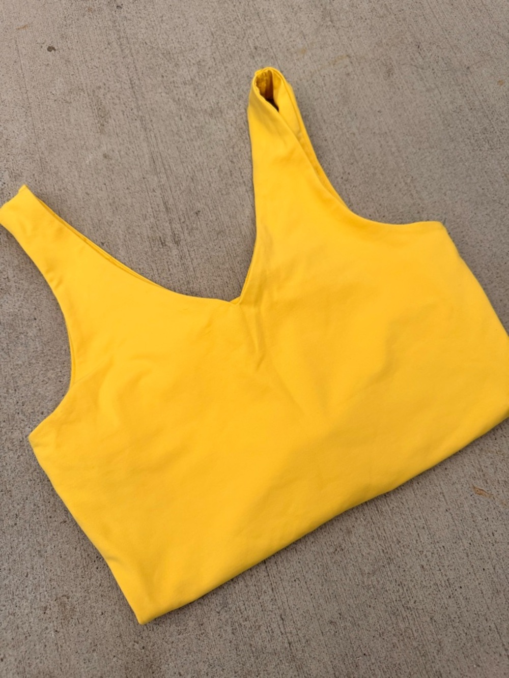 Yellow V-Neck Body Suit